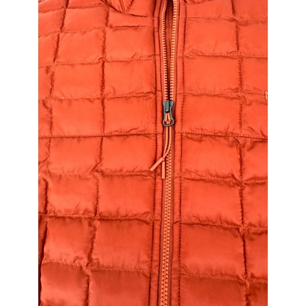 The North Face‎ Nano Puffer Vest Mens Small Thermoball Eco Burnt Orange Quilted